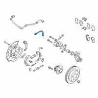 OEM 2017 Nissan Leaf Hose Assembly-Brake, Rear Diagram - 46210-CY01C