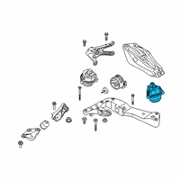 OEM BMW 745e xDrive ENGINE MOUNT, LEFT Diagram - 22-11-2-894-135