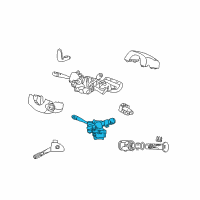 OEM 1999 Dodge Intrepid Switch-Ignition Diagram - 4760844AB