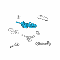 OEM Chrysler Concorde Automatic Transmission Shift Levers Diagram - 4740209
