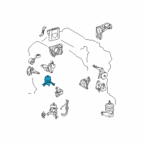 OEM Lexus RX330 Insulator, Engine Mounting, RH(For Transverse Engine) Diagram - 12362-0A050