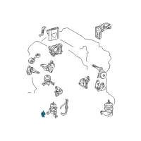 OEM 2005 Lexus RX330 Valve, Duty Vacuum Switching Diagram - 90910-12204