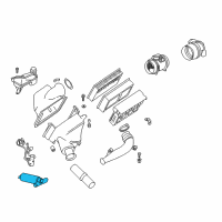 OEM 2004 BMW 525i T-Shape Idle Regulating Valve Diagram - 13-41-1-744-713
