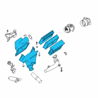 OEM 2002 BMW 525i Intake Silencer Diagram - 13-71-1-716-218