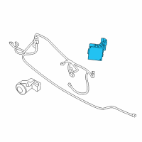 OEM Infiniti QX80 Sonar Controller Assembly Diagram - 28532-3ZD0A