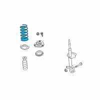 OEM Nissan Maxima Spring-Front Diagram - 54010-ZX70A