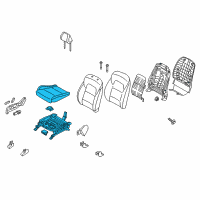 OEM Kia Sportage Cushion Assembly-Front Seat Diagram - 88200D9541BGT