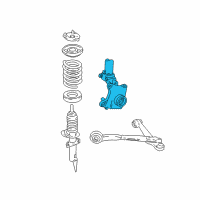 OEM Mercury Knuckle Diagram - 3F2Z-3K186-AA