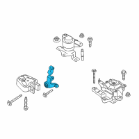 OEM 2019 Ford SSV Plug-In Hybrid Support Bracket Diagram - DG9Z-6E042-B