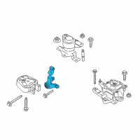 OEM Ford Police Responder Hybrid Support Bracket Diagram - DG9Z-6E042-B