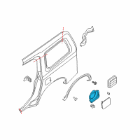 OEM 2009 Infiniti QX56 Base-Filler Lid Diagram - 78120-7S030