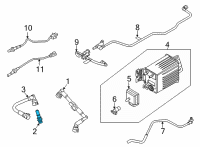 OEM 2014 Ford Police Interceptor Sedan PCV Valve Diagram - KR3Z6A666A