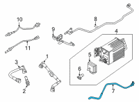 OEM 2021 Ford F-150 Vapor Hose Diagram - HL3Z-9G297-B