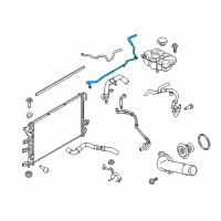 OEM 2018 Lincoln MKZ Reservoir Hose Diagram - HS7Z-8063-B