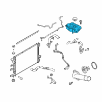 OEM Lincoln MKZ Reservoir Tank Diagram - HS7Z-8A080-A