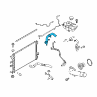 OEM 2018 Ford Fusion Lower Hose Diagram - HP5Z-8286-A