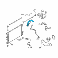 OEM 2020 Lincoln MKZ Lower Hose Diagram - HP5Z-8286-A