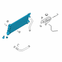 OEM 2015 Ford F-150 Radiator Diagram - FL3Z-8005-B