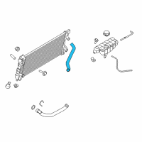 OEM 2018 Ford F-150 Upper Hose Diagram - FL3Z-8260-B