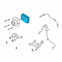 OEM Lincoln MKZ ABS Control Unit Diagram - HG9Z-2C219-M
