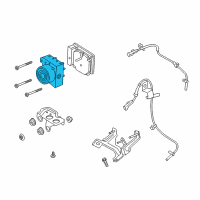 OEM 2019 Ford Fusion ABS Pump Assembly Diagram - KG9Z-2C215-B