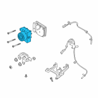 OEM 2014 Ford Fusion ABS Pump Assembly Diagram - EG9Z-2C215-A