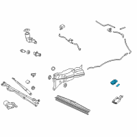 OEM 2008 Lexus LS600h Sensor, Rain Diagram - 89941-50081