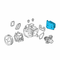 OEM 2018 Chevrolet Malibu Oil Cooler Diagram - 55570685