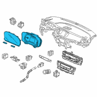 OEM 2022 Honda Pilot METER, COMBINATION Diagram - 78100-TG7-AT2