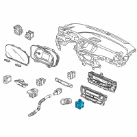 OEM 2018 Honda Ridgeline Switch Assembly, Passenger Side Heated Seat Diagram - 35600-TG7-A01