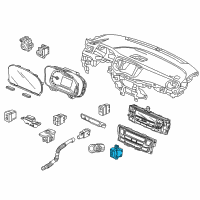 OEM 2020 Honda Pilot Switch Assembly, Passenger Side Heated Seat Diagram - 35600-TG7-A11