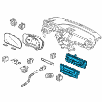 OEM 2016 Honda Pilot Contl Ass*NH900L* Diagram - 79600-TG7-A62ZB