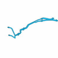 OEM Jeep Liberty Tube-Supply & Return Diagram - 55037734AD