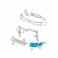 OEM Chevrolet Malibu Side Shield Diagram - 15882054