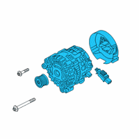 OEM 2021 BMW X7 Alternator Diagram - 12348634166