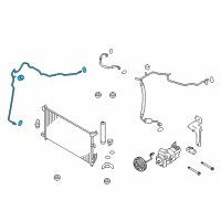 OEM Nissan Cube Pipe Front Cooler High Diagram - 92440-1FD0C