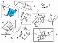 OEM Acura TLX COVER, FR. BLT BCK Diagram - 11860-6S9-A01