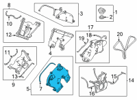 OEM Acura TLX CVR, RR. TIMING BELT Diagram - 11830-6S9-A01