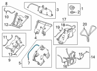 OEM Acura TLX GASKET, RR. (UPPER) Diagram - 11832-6S9-A01