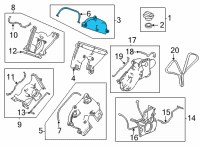 OEM 2022 Acura TLX CVR, FR. TIMING BELT Diagram - 11820-6S9-A01