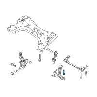 OEM Nissan Bolt Diagram - 54459-AX00C