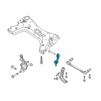 OEM 2011 Nissan Versa Link Complete-Front Suspension, Upper Rh Diagram - 54524-EL000