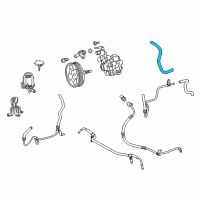 OEM 2017 Lexus GX460 Oil Reservoir To Pump Hose, No.1 Diagram - 44348-35300