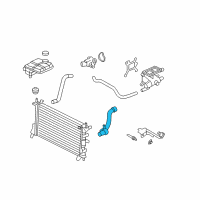 OEM 2003 Ford Focus Upper Hose Diagram - 5S4Z-8260-AA