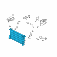 OEM 2007 Ford Focus Radiator Diagram - 5S4Z-8005-AC