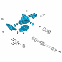 OEM 2019 BMW M6 Gran Coupe Final Drive With Differentia Diagram - 33-10-8-090-474