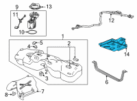 OEM Cadillac CT4 Module Diagram - 13543038