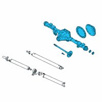 OEM 2004 GMC Canyon Driveshaft Diagram - 15251489