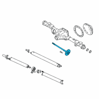 OEM 2012 GMC Canyon Rear Axle Shaft Assembly (Rh) Diagram - 19207452