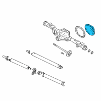 Genuine Toyota Differential Cover diagram